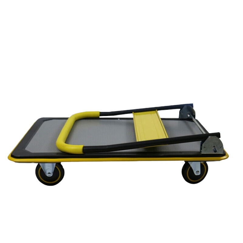 豪耐得72*48*83cm折叠平板车推货车静音手推车手拉车搬家用小拖车拉快递货车混色