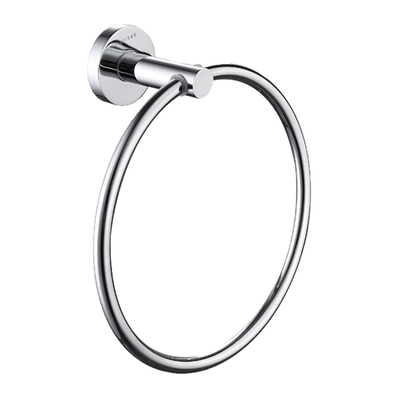 京旺莱欧式全铜毛巾挂件环免打孔卫生间毛巾架墙壁挂毛巾圈