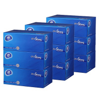 维达(Vinda) 抽纸 超韧3层 100抽盒装*3盒纸巾