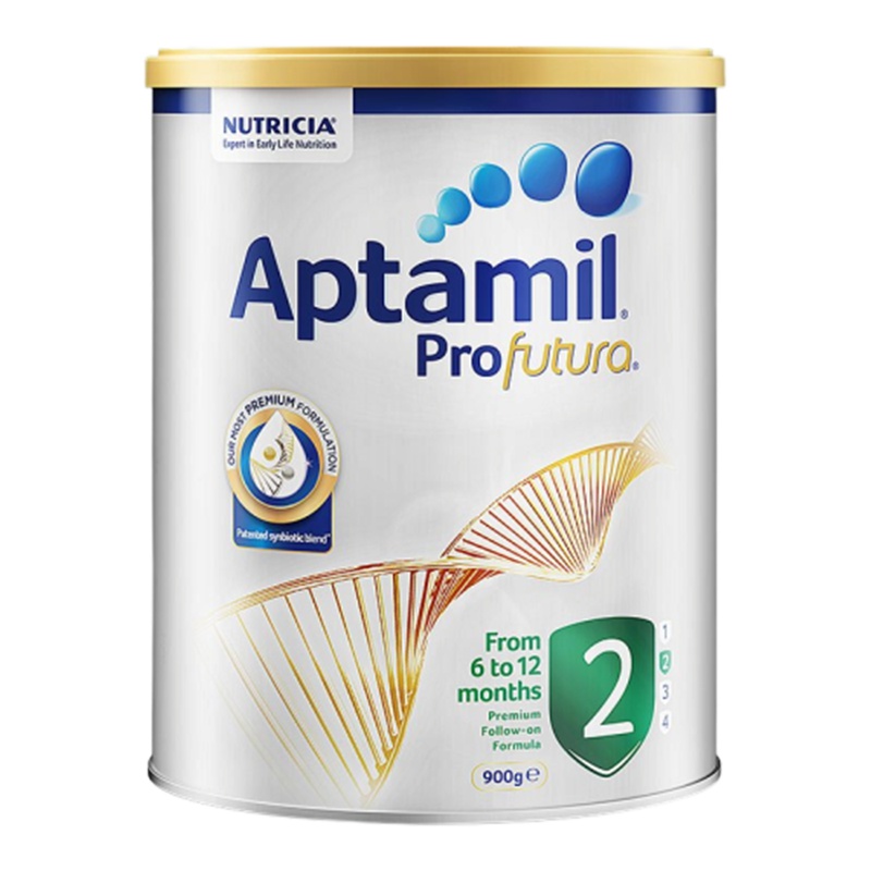 [免邮免税,重庆保税区发货]3罐装| [新包装]澳洲Aptamil爱他美婴幼儿奶粉白金版 2段 900g(6-12个月)