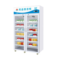 乐创(lecon) 药品阴凉展示柜医药柜药店冷藏医用冷柜陈列柜药品柜阴凉柜 双门上置压缩机常规门800L