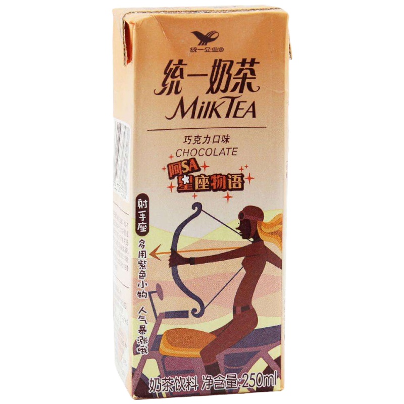统一奶茶巧克力口味250ml单包