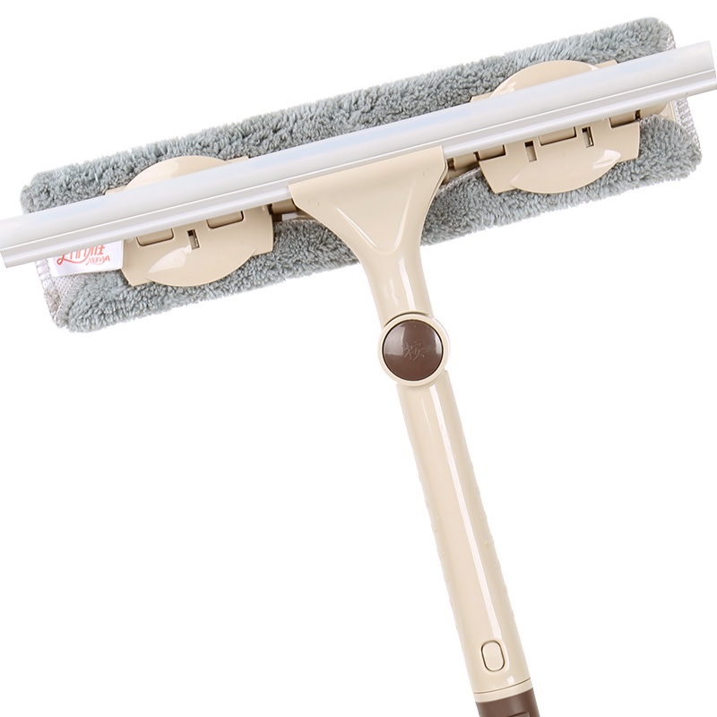 美丽雅maryya 百变金刚擦玻器 玻璃擦 玻璃刮 米色擦玻璃器PP 厨房抹布可替换