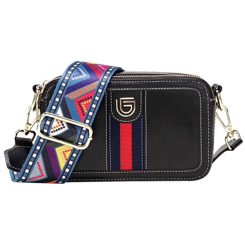 都宝路女包包新款2020斜挎包秋冬百搭牛皮相机迷你宽带潮小单肩包