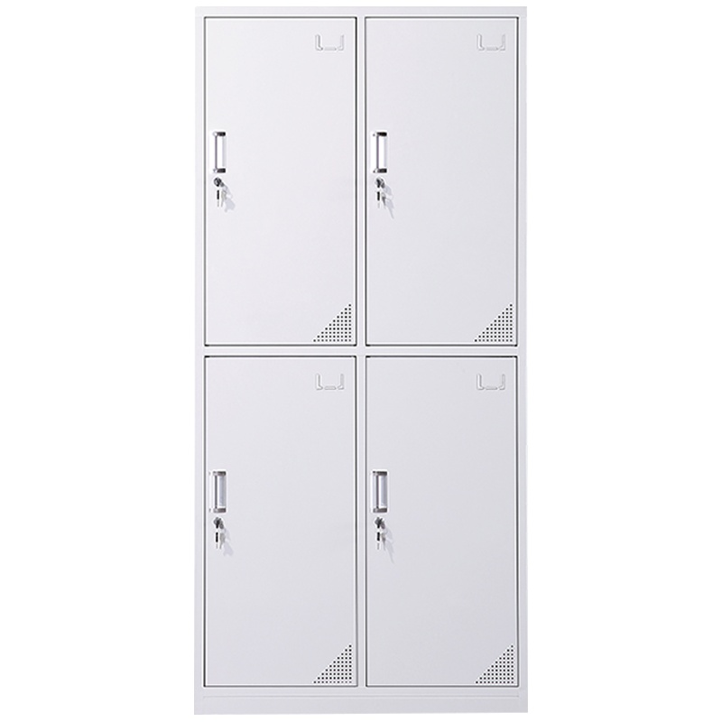 三圣 办公家具加厚四门更衣柜 员工储物柜 带锁铁皮柜 多门储物柜 其他金属更衣柜多功能
