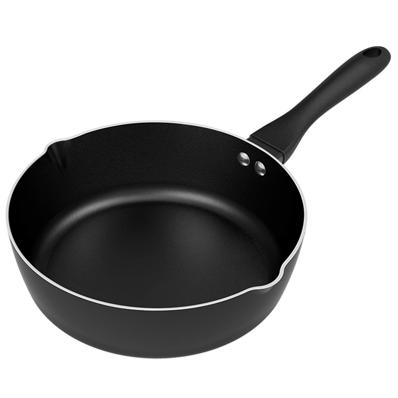 小米生态链知吾煮炒锅 煎锅 平底锅 厨师锅 26cm多功能炒菜锅双侧导流口电磁炉燃气适用家用不粘少油烟