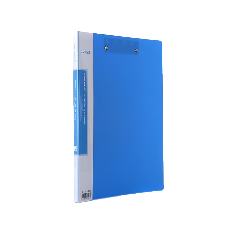 三木(SUNWOOD) 三木A4文件夹强力单双夹试卷档案资料文件收纳夹子办公用品 明丽系列/双夹/单夹 文件夹