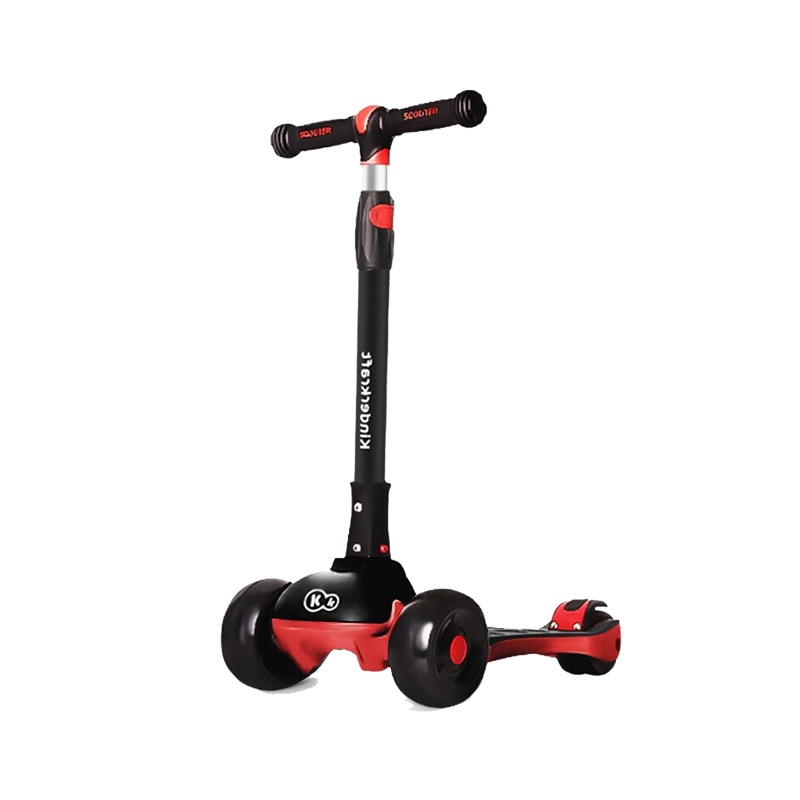 KinderKraft 德国 滑板车儿童宝宝滑滑车三轮车闪光轮婴儿踏板车小孩男女幼儿溜溜车可折叠2岁