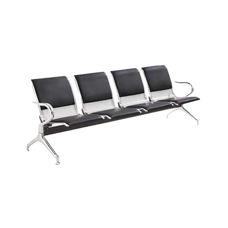 雅樊-YRYF 机场椅 公共排椅 银行等候椅 医院候诊椅 车站椅 公共区域休息椅 半包 MG-3 03黑色三人位