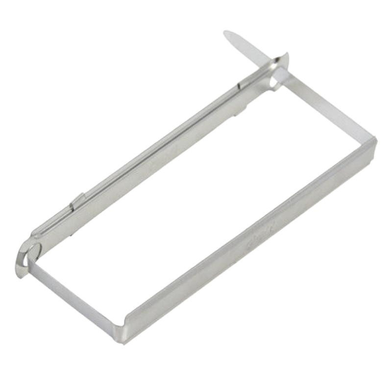 得力文具 5549 五金打孔装订夹办公装订耗材 两孔金属塑胶装订夹 5盒共250支