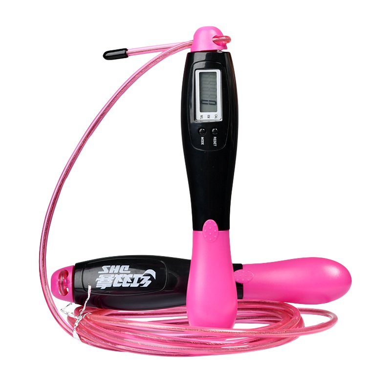 绳长2.7m 红色pvc 红双喜 钢丝跳绳