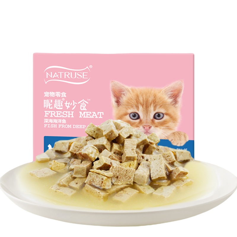 昵趣妙食(幼猫)深海海洋鱼80g*12袋