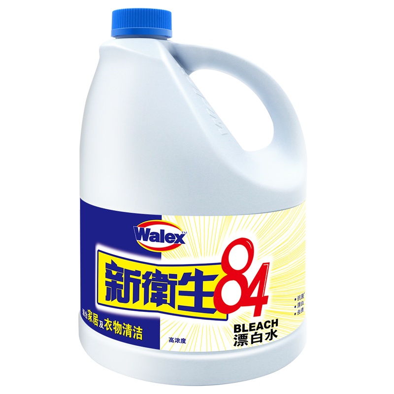 新卫生84漂白水3L 84消毒液 威露士(Walch)出品