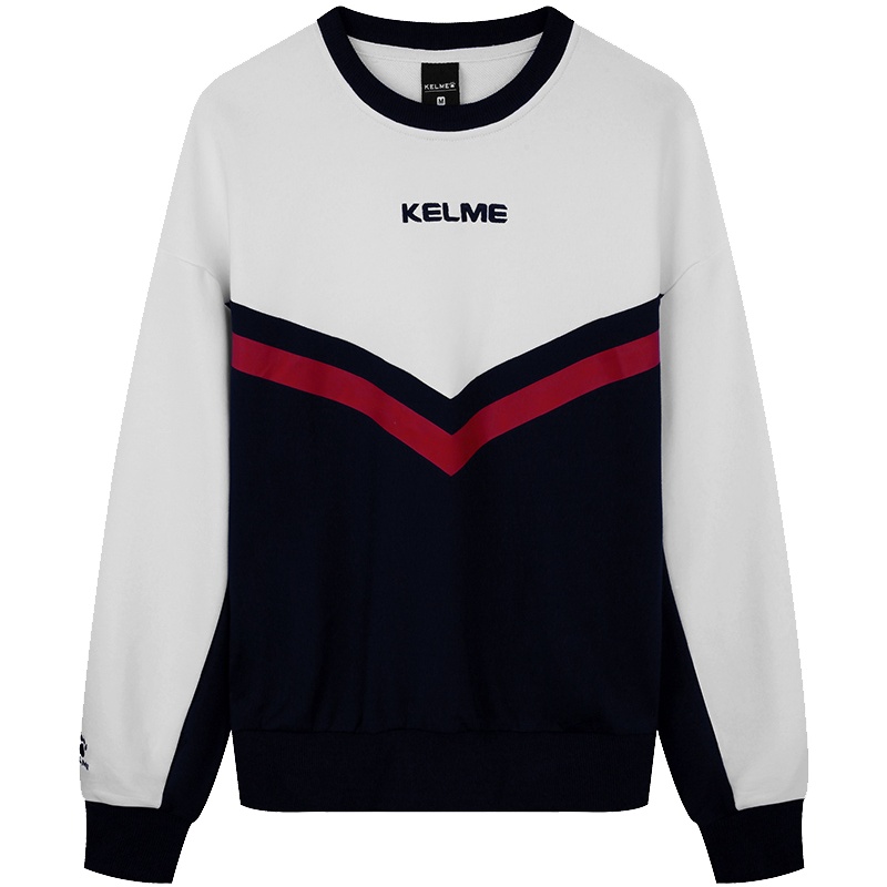 KELME卡尔美女卫衣 女秋季新款圆领卫衣女式撞色时尚百搭套头衫