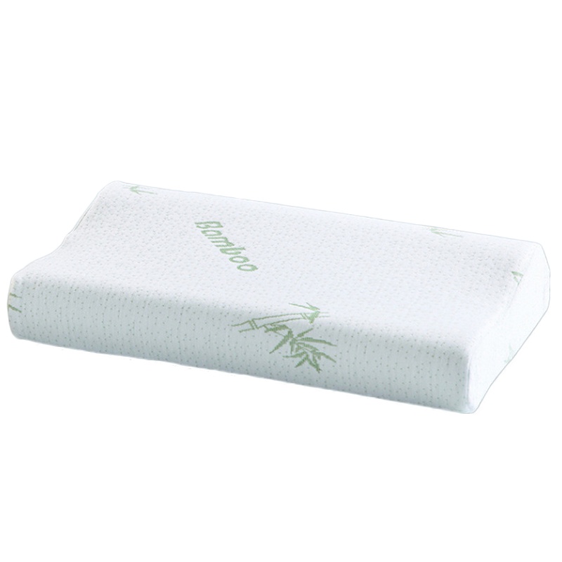 朴晴家纺 竹纤维慢回弹记忆枕头单人助睡眠防螨虫学生宿舍太空记忆棉枕头护颈椎2简约