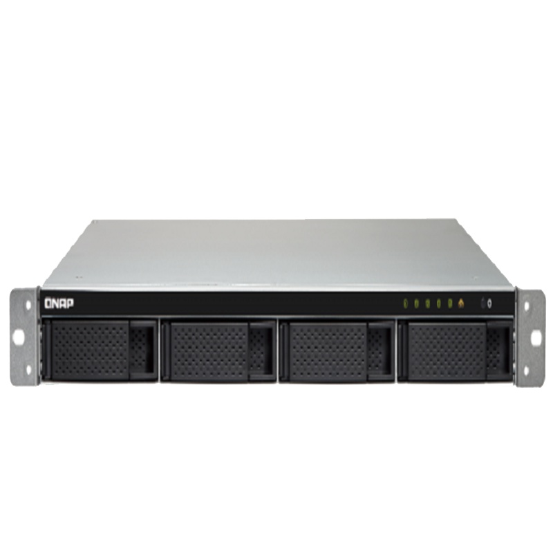 威联通(QNAP)TS-453BU-RP-8G4盘位四核心NAS网络存储服务器（无内置硬盘）不规则体支持NAS盘企业盘