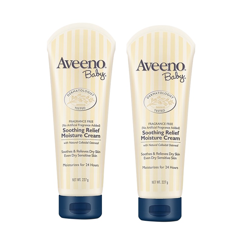 艾惟诺(Aveeno)儿童婴儿润肤霜润肤乳 227g舒缓柔嫩双支装