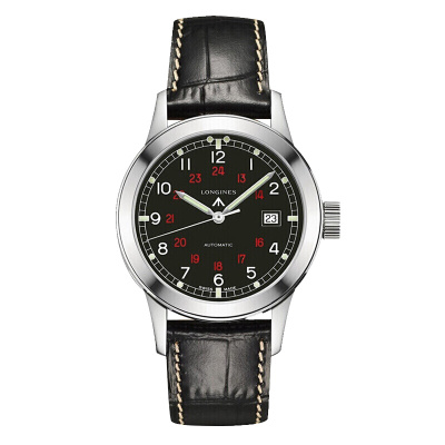 浪琴(Longines)手表 经典复刻军事机械男表L2.832.4.53.0