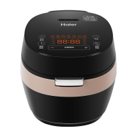 Haier/海尔电饭煲HRC-FS16T41 家用小型1.6L玲珑煲智能防溢保护 宿舍食品级不沾迷你电饭锅 黑色