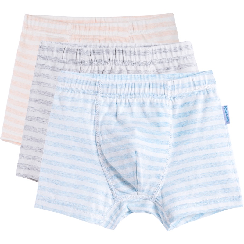 贝贝怡男童平角内裤宝宝四角短裤（3条装）173P345