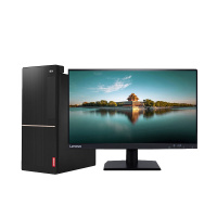 联想(Lenovo)扬天商用T4900D台式电脑19.5英寸显示器(i3-7100 4GB 1TB 集成显卡 W10)