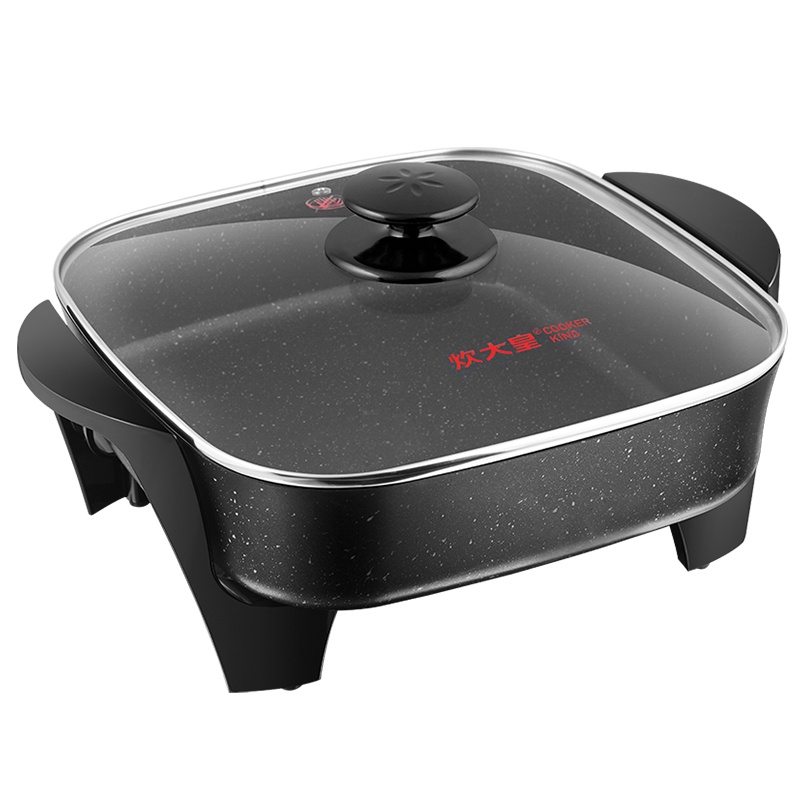 炊大皇(COOKER KING) 电热锅 K32 家用电火锅 多功能韩式电热锅 6L大容量煎考炖蒸多用锅