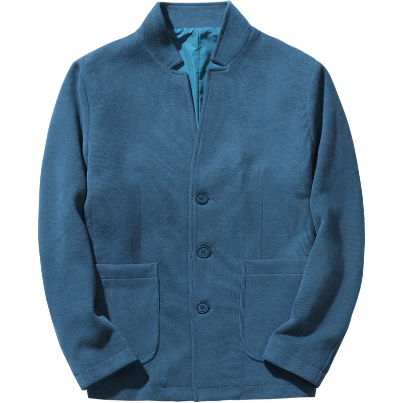 千纸鹤情侣外套2019秋季新款青年韩版潮流帅气休闲男士纯色小西装35135