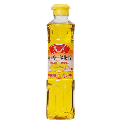 鲁花 压榨一级花生油 500ml 物理压榨食用油 鲁花集团出品
