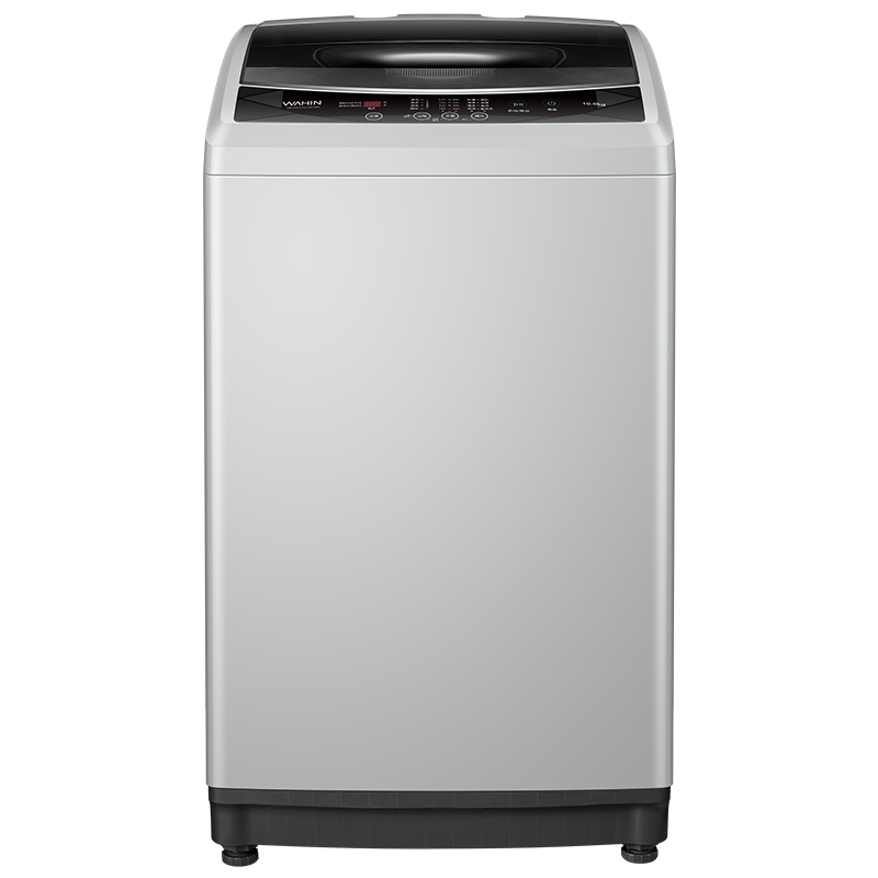 【美的出品】华凌10kg大容量全自动 波轮洗衣机 家用宿舍租房适用 美的波轮 智利灰 HB100-C1H-H01MH