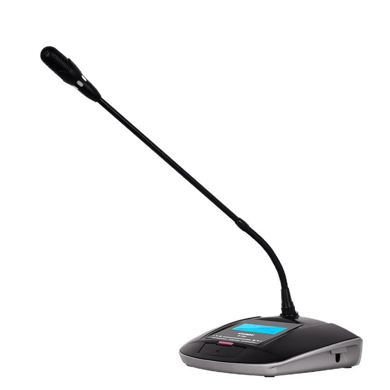 现代(HYUNDAI)手拉手会议室话筒视频一拖十二十大型会议话筒系统有线无线麦克风鹅颈话筒 R-18 主机1麦11代表麦