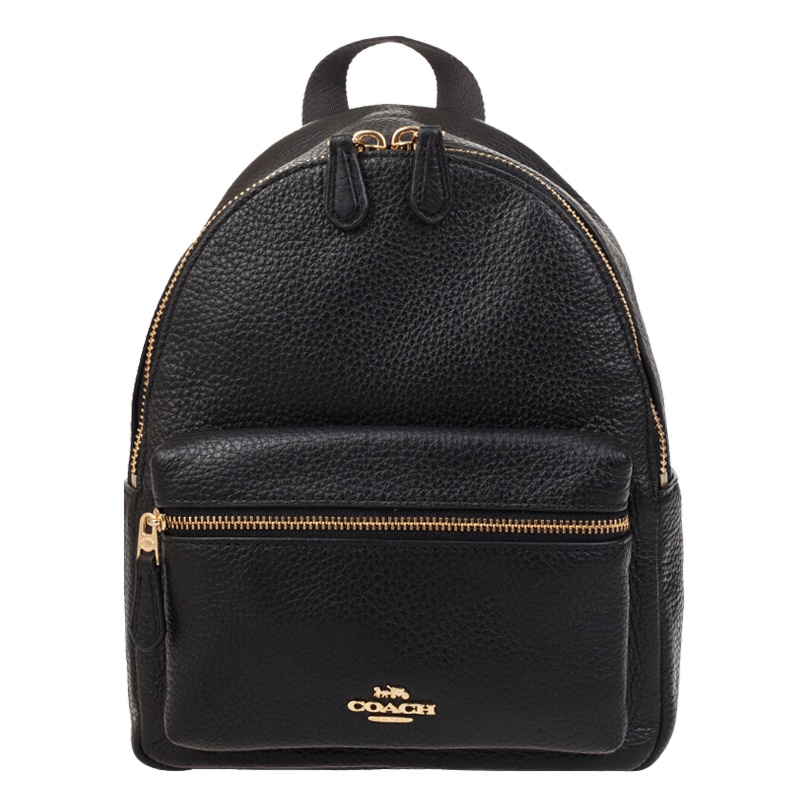 蔻驰(COACH) 女士CHARLIE系列双肩包 黑色