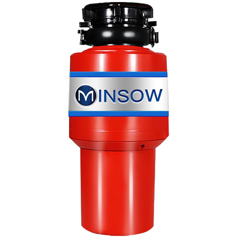 铭首(Minsow)CXK-1400(烈焰红) 垃圾分类 家用厨房下水道厨余粉碎机解决厨余垃圾 粉碎机 食物垃圾处理器