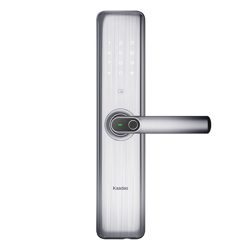 凯迪仕智能锁 指纹锁家用防盗门锁指纹 磁卡锁电子锁密码锁S8星空灰