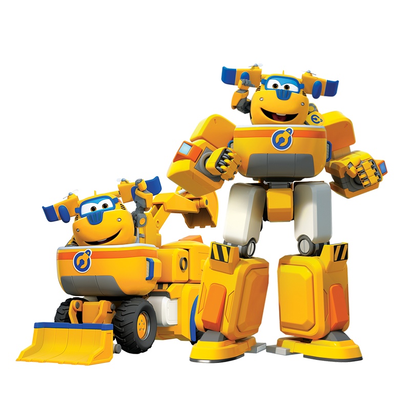 奥迪双钻(AULDEY)超级飞侠载具变形拼装组装Q版机器人套装多多男孩女孩玩具