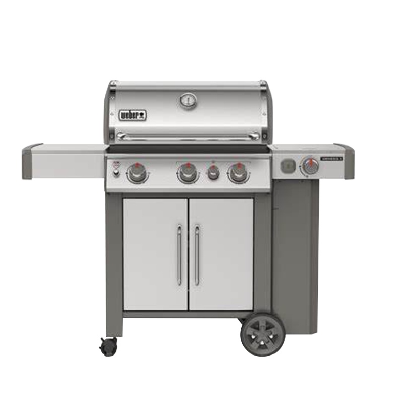 weber烤炉 Genesis S355豪华款庭院式燃气焖烤炉 -三灶 (不锈钢)