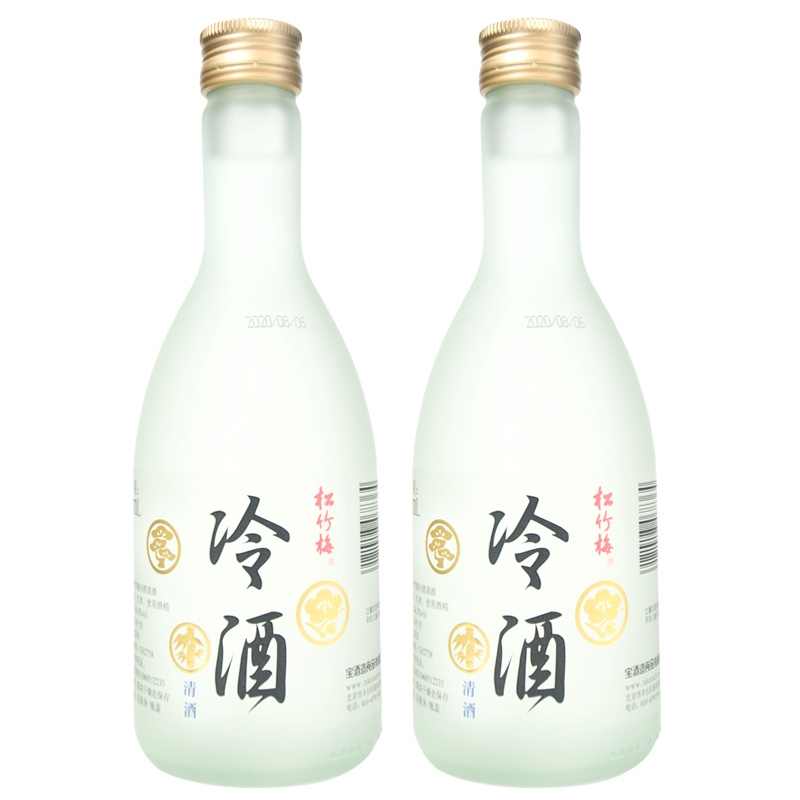 松竹梅冷酒清酒日式酒发酵洋酒360ml(两瓶装)