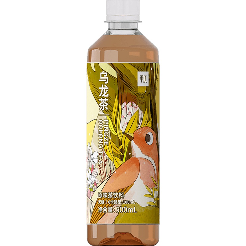 平仄原味茶饮料(乌龙茶)500mL*15/箱