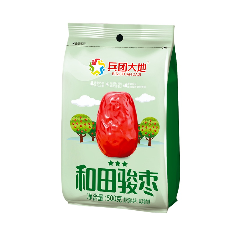 兵团大地和田骏枣三星500g