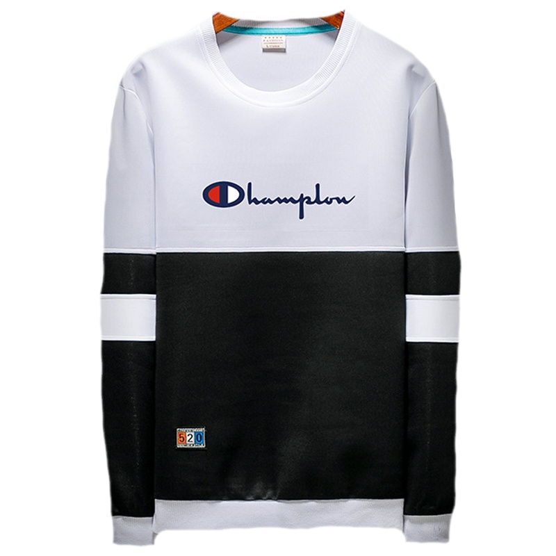 狮臣SHICHEN 2023年秋季新款男士卫衣休闲圆领衫男士修身百搭韩版潮流卫衣男时尚百搭运动卫衣男装