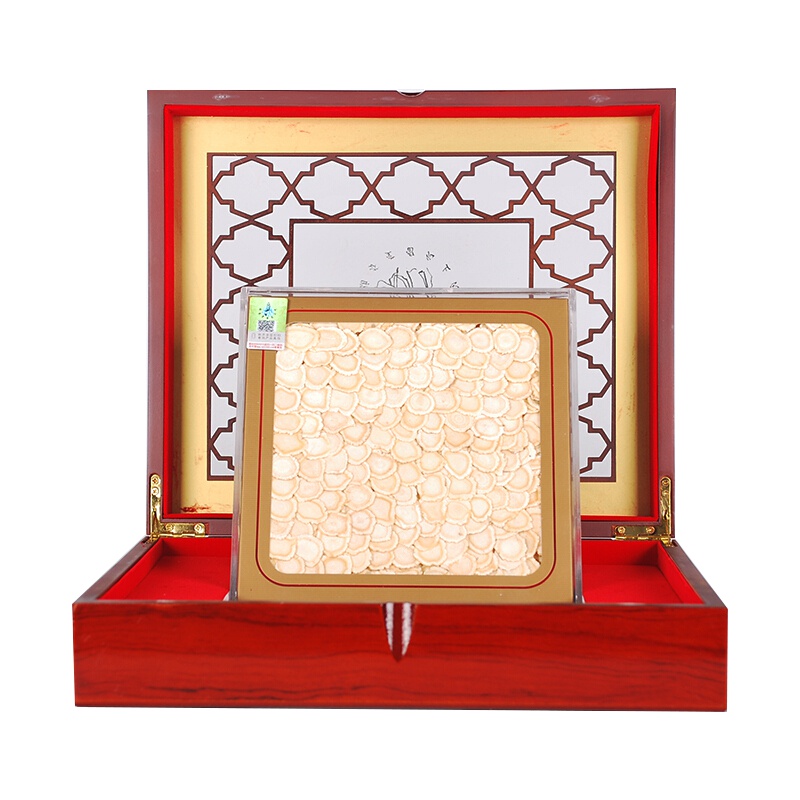 [1.0-1.2cm]誦芬堂雷允上氏 西洋参排片100克/盒礼盒 花旗参含片圆切片3-5年参龄