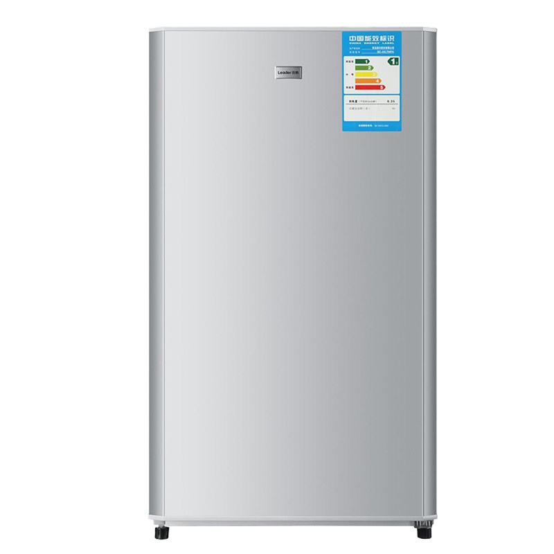 海尔统帅 93升 单门办公室租房小冰箱(闪银)微冷冻室 七档变温 BC-93LTMPA