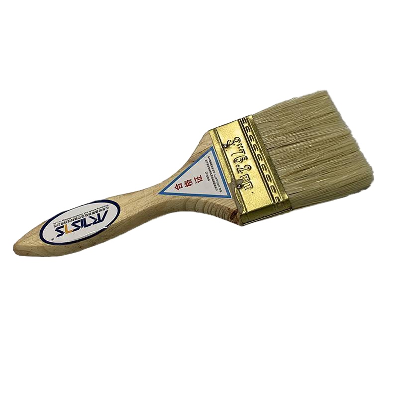 哈德斯特(ARTISTS) 猪鬃猪毛刷长毛刷 油漆刷 3寸 4把装