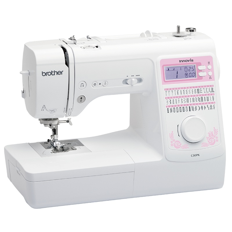 日本兄弟缝纫机C50PK家用多功能电子全自动吃厚带锁边