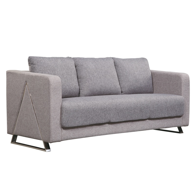 [红心家居]沙发茶几组合现代简约三人位沙发休闲布艺沙发