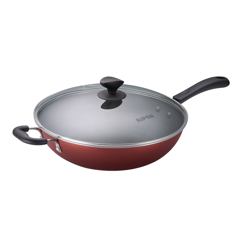 苏泊尔(SUPOR)34CM不粘锅炒锅少油烟炒菜锅大铝合金锅具煤气灶燃气灶明火专用PC34S3