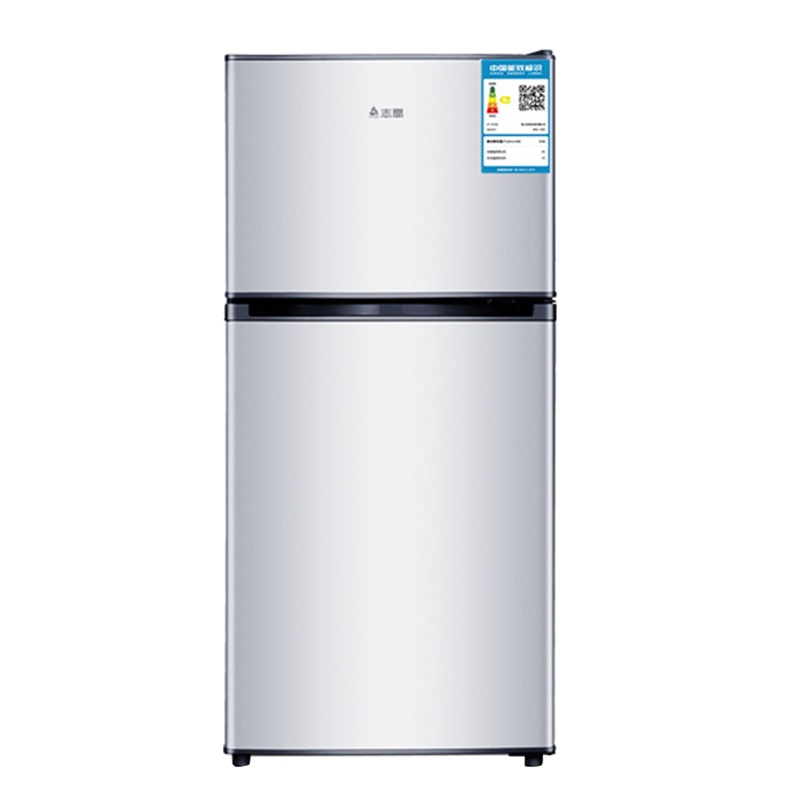 志高(CHIGO)102升双门冰箱 双门双温 分隔储藏