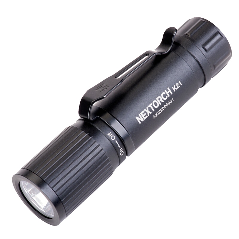 纳丽德K21 磁吸迷你手电筒超亮强光 LED小手电 户外便携袖珍AA电筒