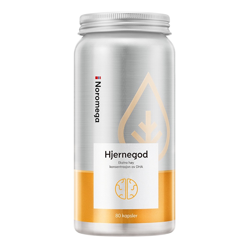 Noromega深海天然补脑鱼油80粒大脑DHA 高浓度Omega3