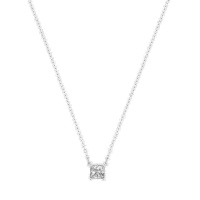 SWAROVSKI/施华洛世奇 方形单钻水晶项链 女士 人造水晶 送恋人5510696
