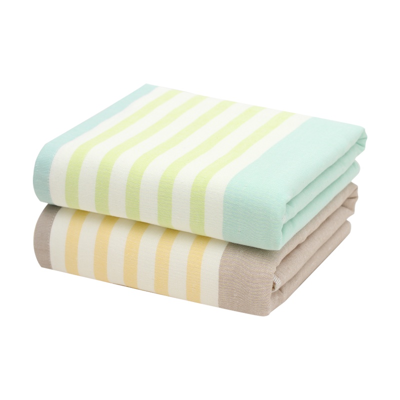 HOYO 布艺横条纯棉樱花礼盒两件套7353